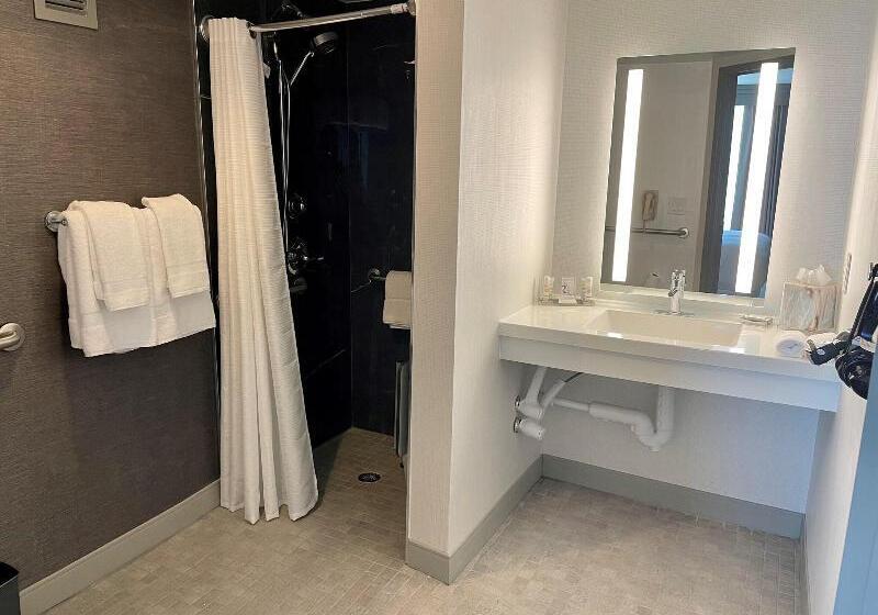 חדר סטנדרט עם מיטת קינג, Houston Marriott North