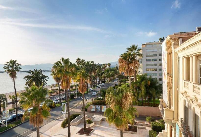 디럭스 룸 측면 바다 전망, Jw Marriott Cannes