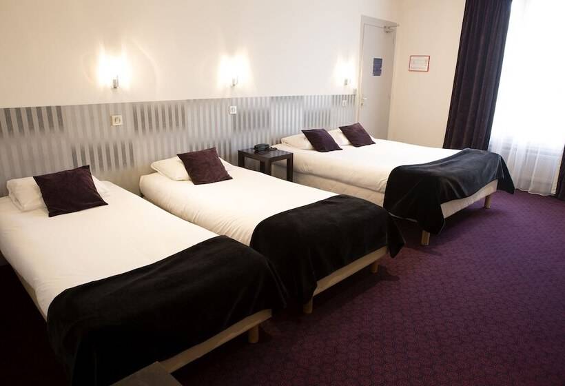 Четырехместный Номер Стандарт, Logis Hotel Le Cerf