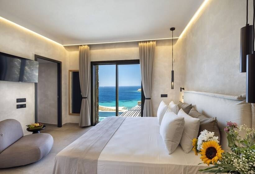 ویلای 2 خوابه با چشم‌انداز دریا, Tropicana Hotel , Suites & Villas Mykonos