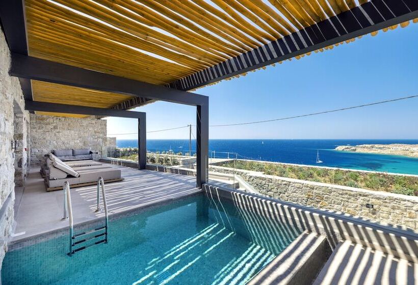 ویلای 1 خوابه با چشم‌انداز دریا, Tropicana Hotel , Suites & Villas Mykonos