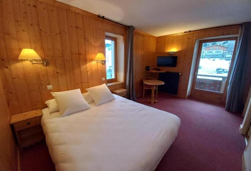اتاق استاندارد با بالکن, Chalet Hotel Le Mont Bisanne