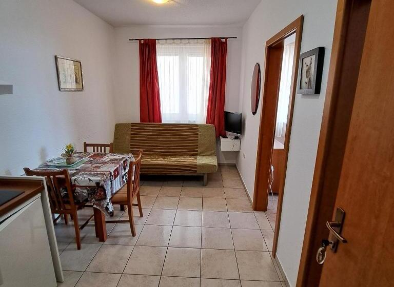 침실 1개 바다 전망 아파트, Apartments Vila Adrijana & Fitness Studio Wolf Bv