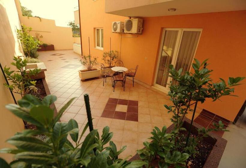 침실 1개 테라스 아파트, Apartments Vila Adrijana & Fitness Studio Wolf Bv