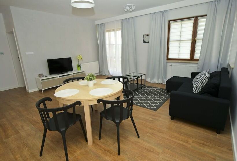 דירת חדר עם טרסה, Poduszka Apartamenty Zdrojowe