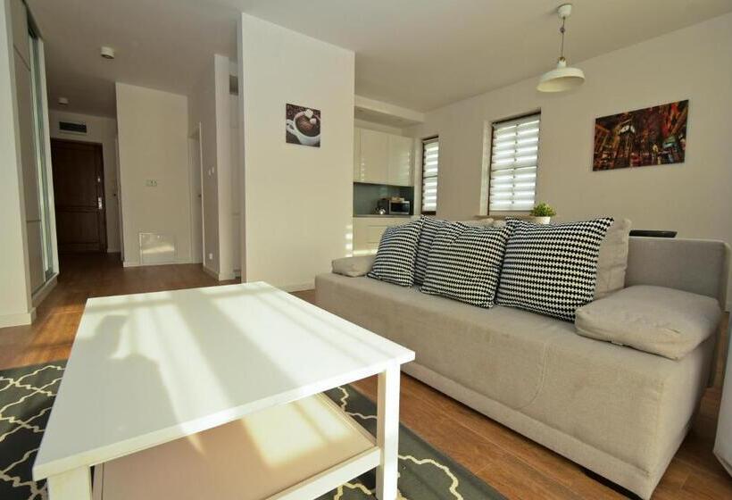דירת חדר עם טרסה, Poduszka Apartamenty Zdrojowe