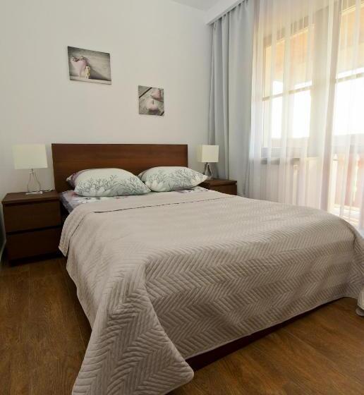 דירה בת חדר שינה 1 עם מרפסת, Poduszka Apartamenty Zdrojowe