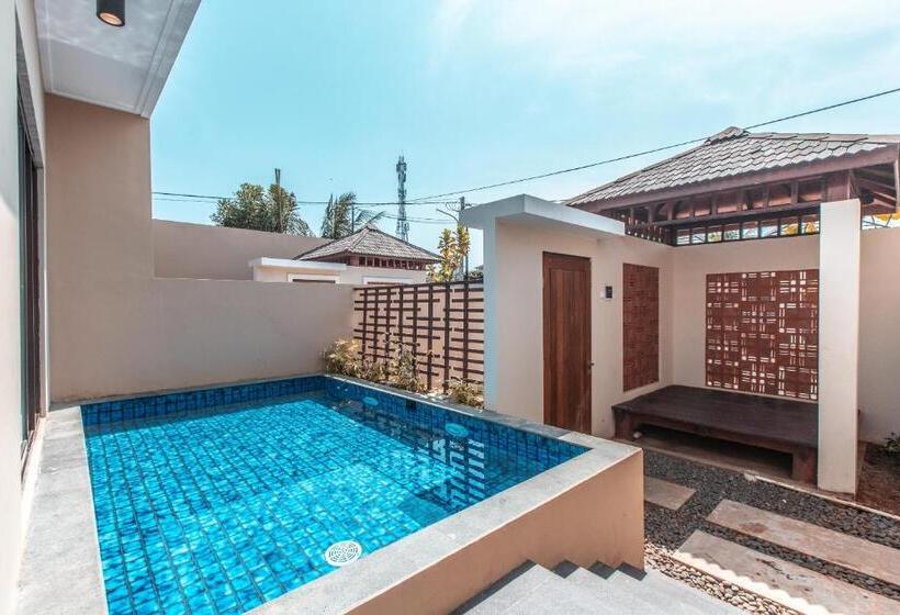 Quarto deluxe, Collection O 9 Villa Ubud Anyer