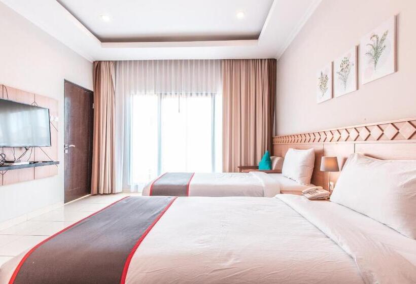 Quarto deluxe, Collection O 9 Villa Ubud Anyer