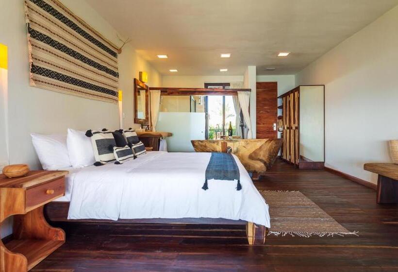 キングサイズベッドのスタンダードルーム, Kanan Tulum Treehouse, Rooftop, Beach Club & Spa   Adults Only