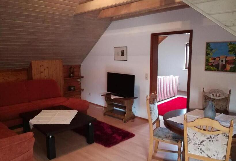 발코니가 있는 4인용 스탠다드 룸, Alte Schreinerei Auberge Harlekin