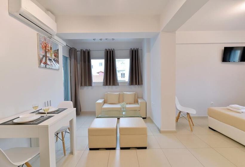 침실 1개 디럭스 아파트, Alekos Apartments 1 νetflix