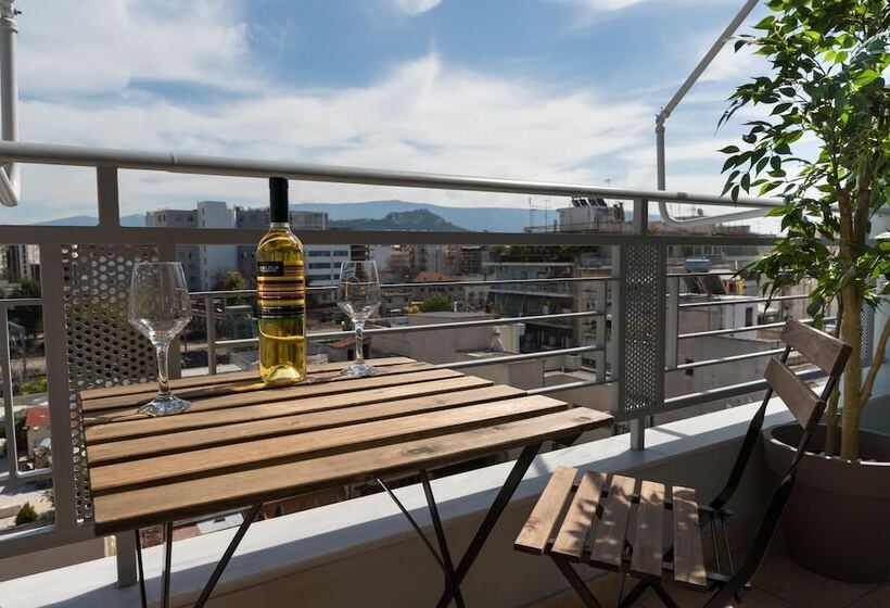 1침실 스탠다드 복층 주택, Alekos Apartments 1 νetflix