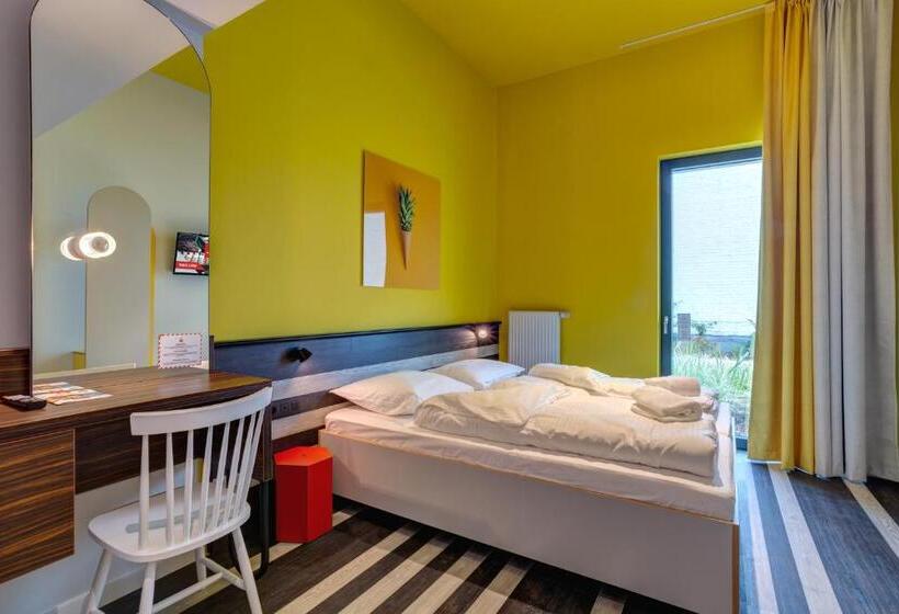 اتاق استاندارد یک نفره, Meininger Hotel Bruxelles Gare Du Midi