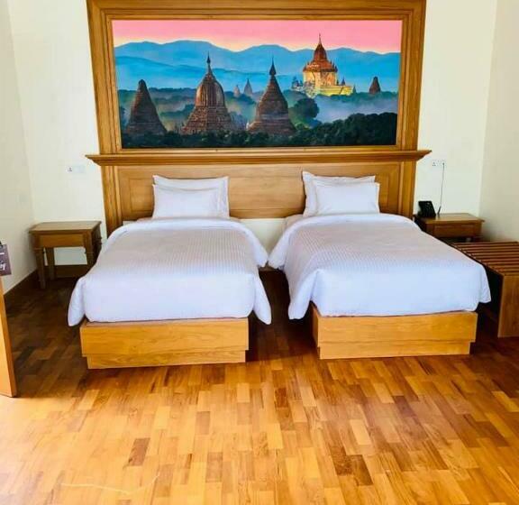 ویلای 1 خوابه با چشم‌انداز باغ, Chaung Thar Lodge
