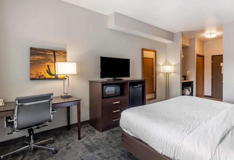 스탠다드 룸 킹사이즈 침대, Clarion Inn Kingman I40 Route 66