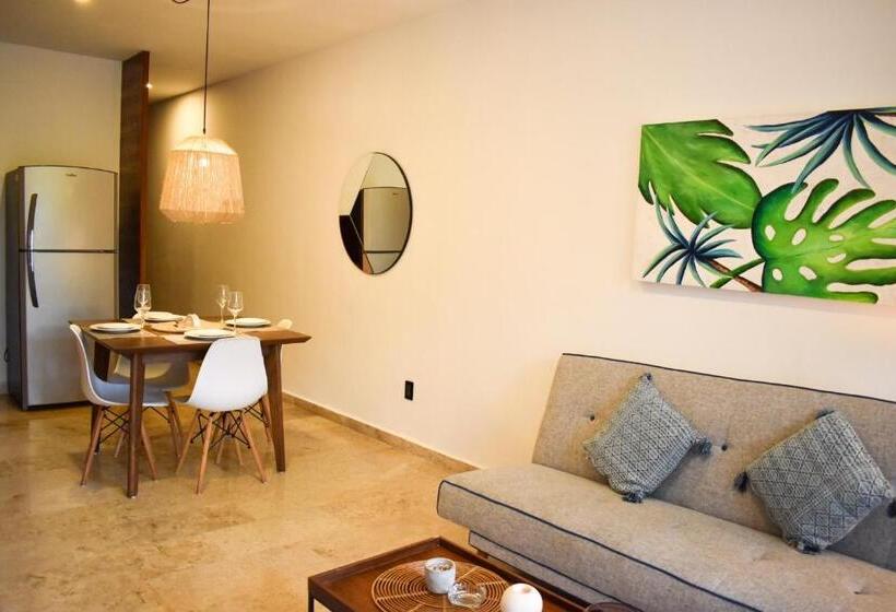 1 Szobás Apartman Terasszal, Amaka Calma Tulum