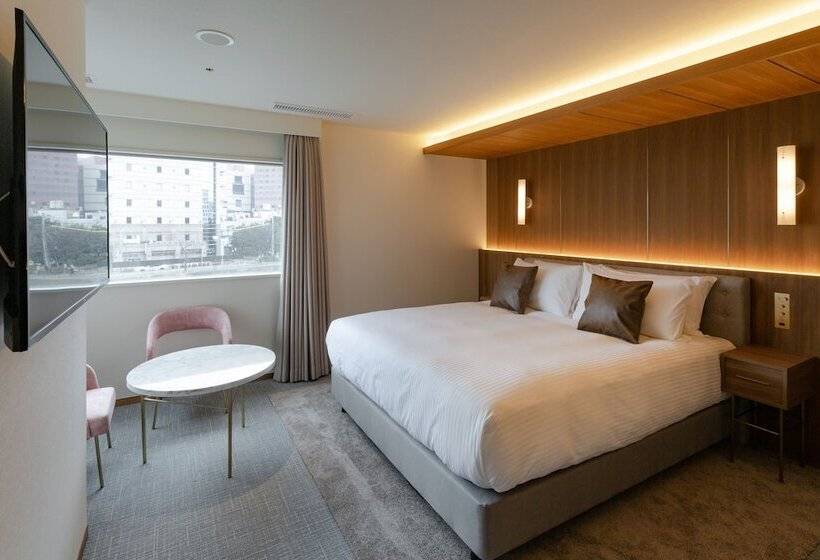 스탠다드 룸 킹사이즈 침대, The Onefive Villa Fukuoka