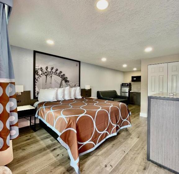 جناح ديلوكس سرير كينج, Super 8 By Wyndham Kissimmee Orlando