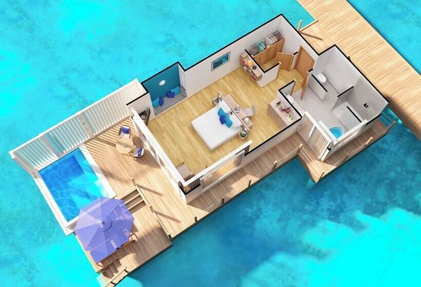 带1个卧室的别墅, Baglioni Resort Maldives Luxury All Inclusive