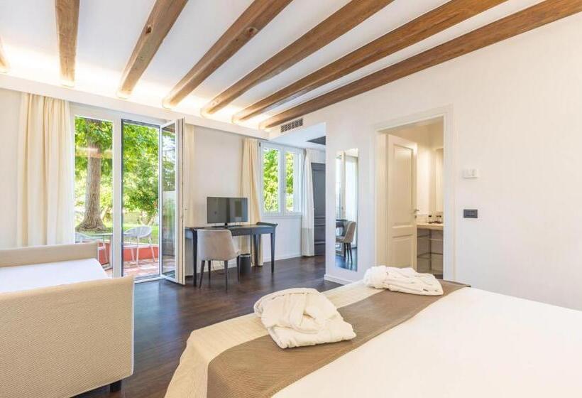 带花园景观的标准三人间, Raphael Hotel Arbatax