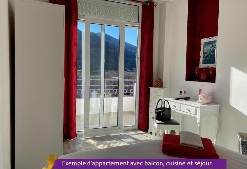 Апартаменты 1 Спальня с Балконом, Domaine Des Anges