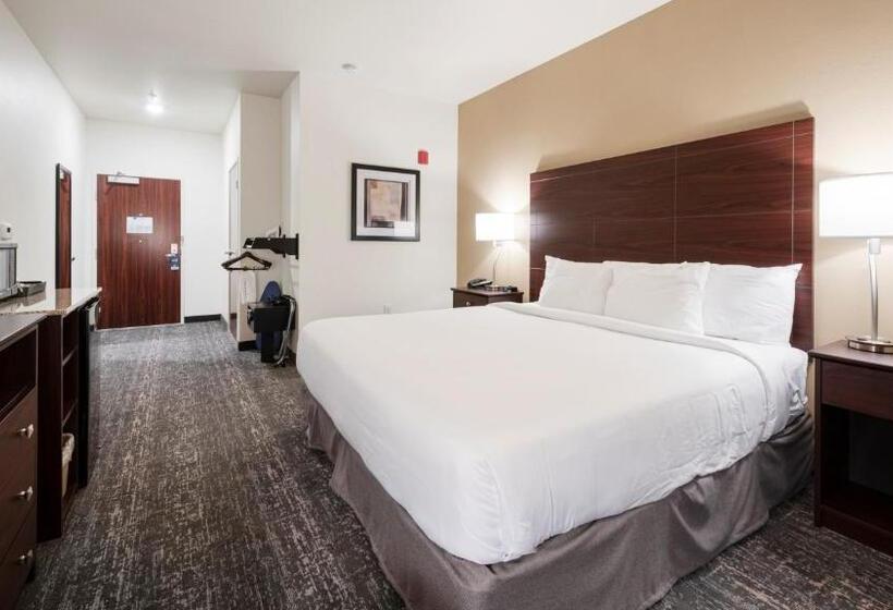 장애인을 위한 킹사이즈 침대 스탠다드 룸, Cobblestone Hotel & Suites   Two Rivers