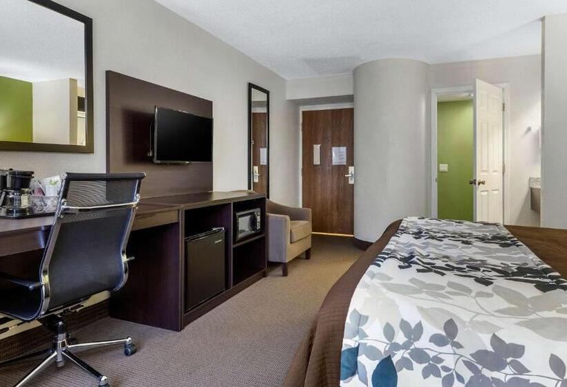 キングサイズベッドのスタンダードルーム, Sleep Inn Near I 80 And I 94