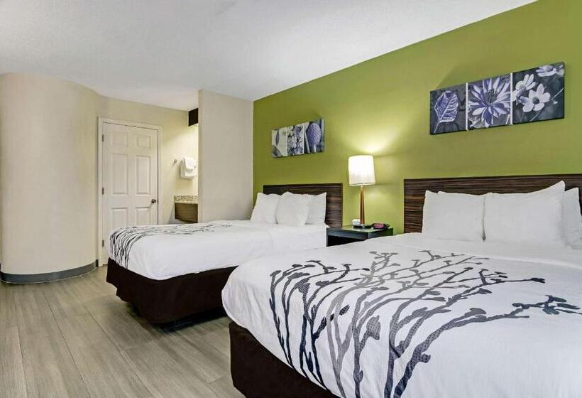 ２ダブルベッドのスタンダードルーム, Sleep Inn Near I 80 And I 94