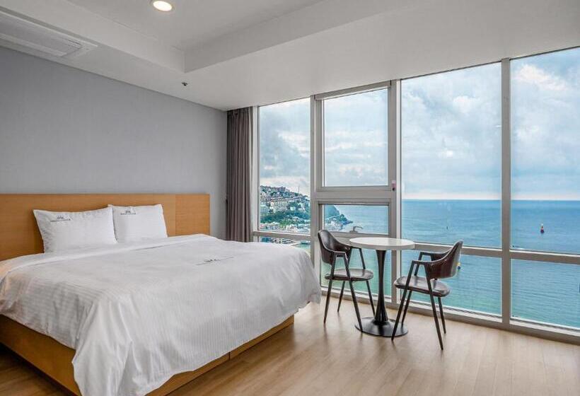 小型套房带海景, Haeundae Seacloud Hotel Residence
