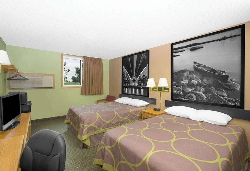 Номер Стандарт 2 Двуспальные Кровати, Super 8 By Wyndham Worthington Minnesota