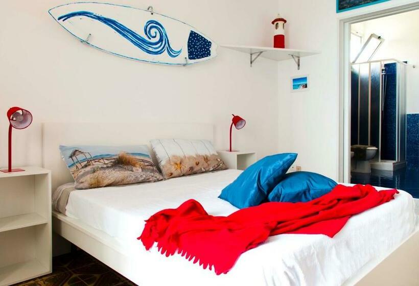 اتاق استاندارد با تراس و چشم‌انداز دریا, In Riva Al Mare B&b