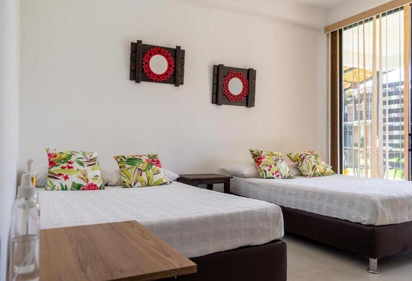 اتاق استاندارد با چشم‌انداز استخر, Finca Hotel Casa Nostra, Villa Mariana