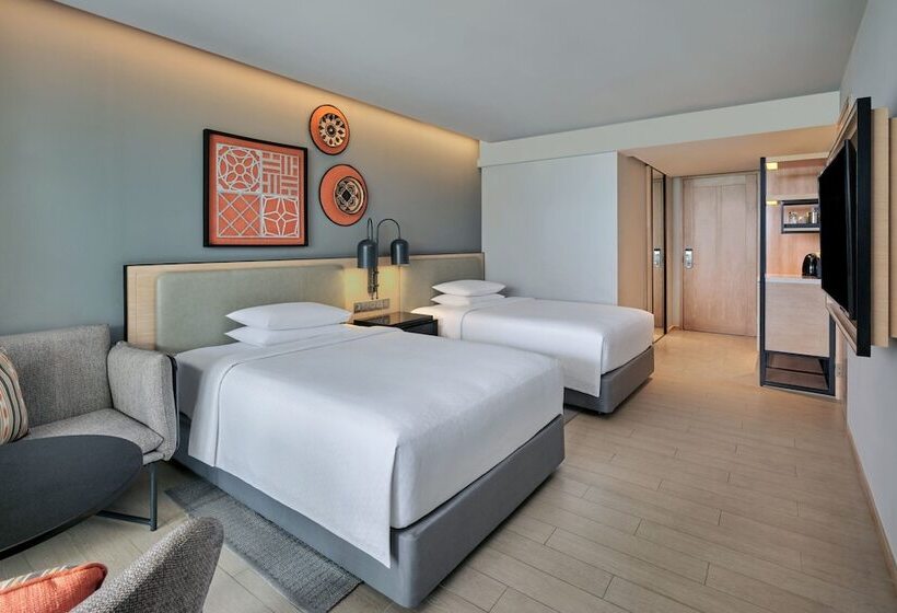 스탠다드 룸 더블 침대 2개, Four Points By Sheraton Phuket Patong Beach Resort