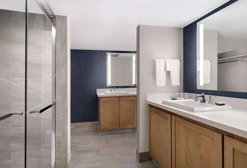 מיטת קינג בסוויטה, Home2 Suites Asheville Airport