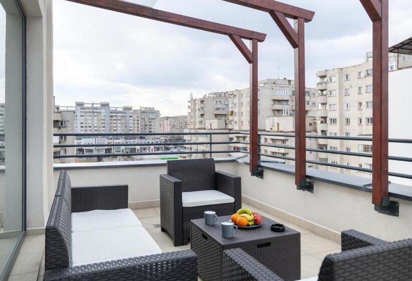 １ベッドルームペントハウスアパート, Tci Apartments