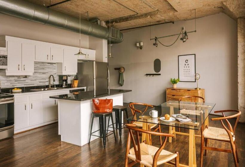 １ベッドルームアパートメント, Reside Houston Downtown, A Wyndham Residence