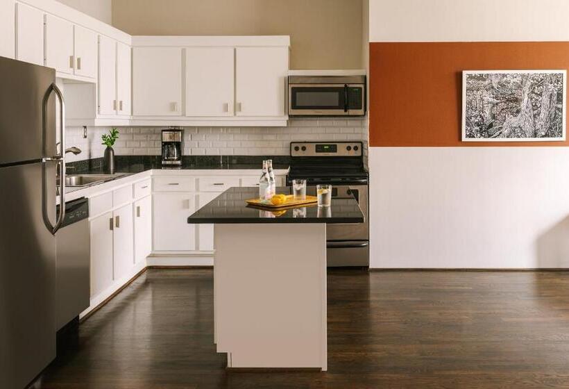 ２ベッドルームアパートメント, Reside Houston Downtown, A Wyndham Residence