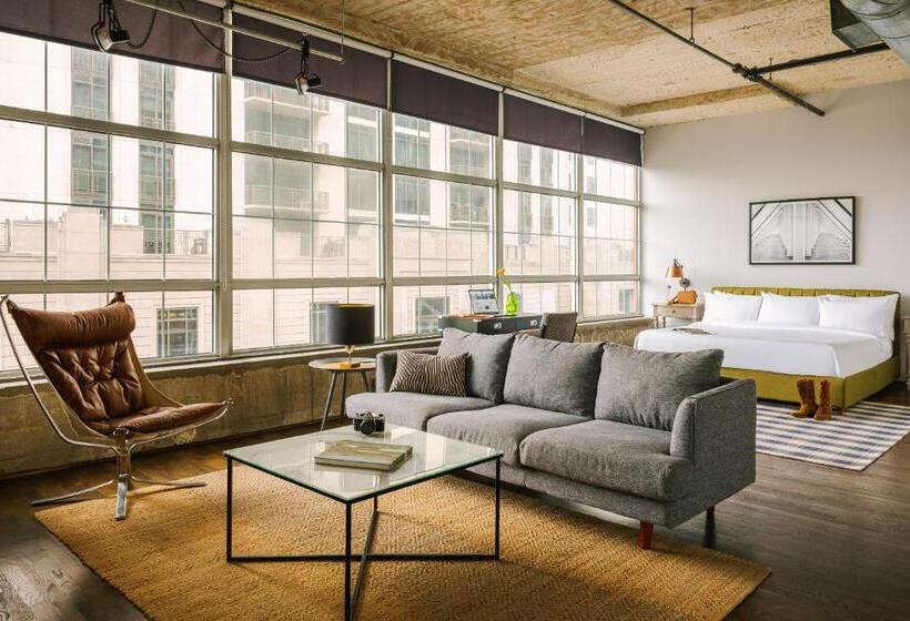 １ベッドルームアパートメント, Reside Houston Downtown, A Wyndham Residence