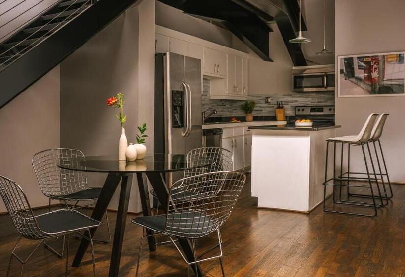 ２ベッドルームアパートメント, Reside Houston Downtown, A Wyndham Residence