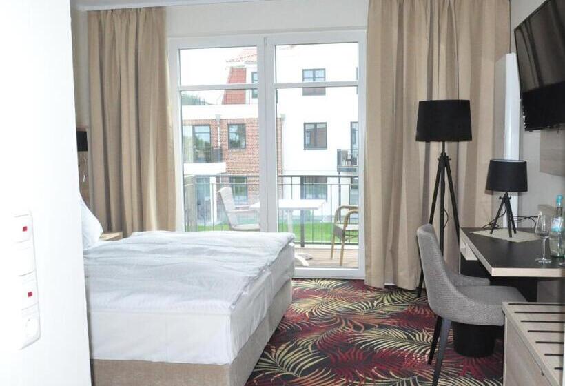 غرفة قياسية مزوَّدة بشُرفة, Avalon Hotel Bellevue