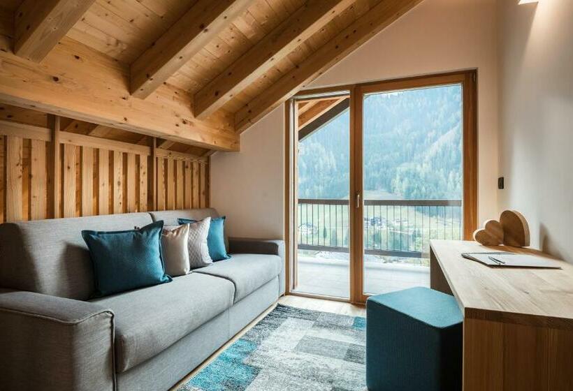 Апартаменты 1 Спальня с Видом, Les Dolomites Mountain Lodges