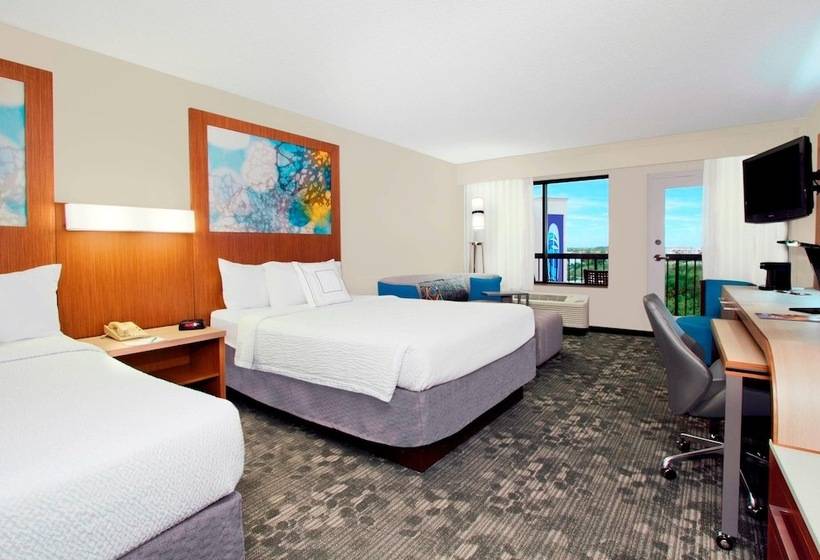 חדר סטנדרט עם מרפסת, Courtyard By Marriott Cocoa Beach Cape Canaveral