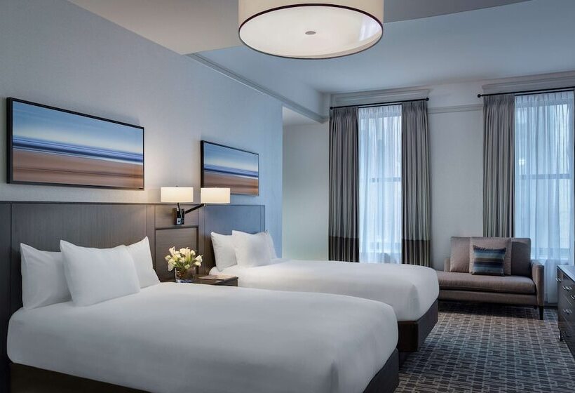 带2个双人床的标准工作室, Hyatt Regency Cleveland At The Arcade