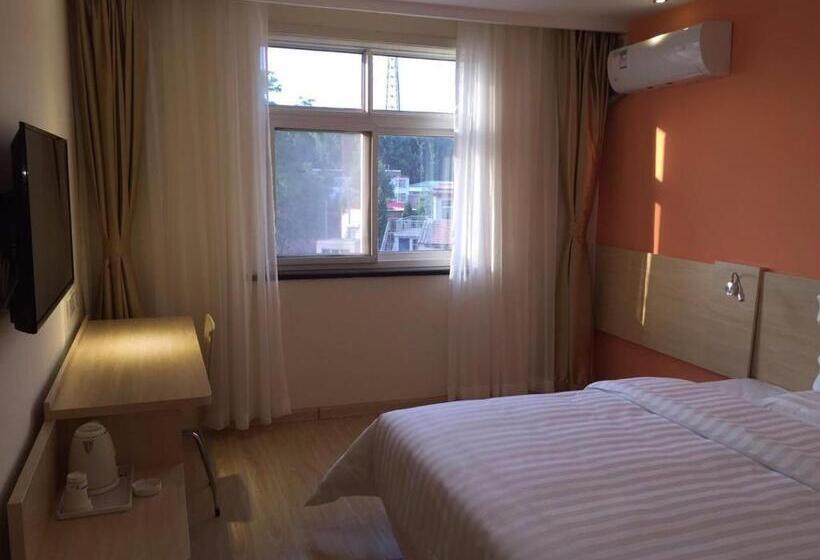 Номер Комфорт, 7days Inn Tianjin Jixian Gulou Dule Temple