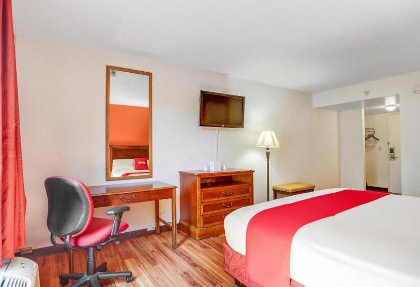 Номер Стандарт Кровать Кинг Адаптированный для Инвалидов, Oyo Hotel Mona Lake Muskegon