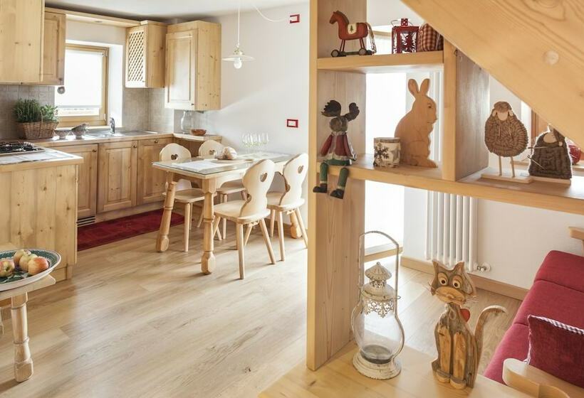 １ベッドルームアパートメント, Albergo Diffuso Sauris In Lateis