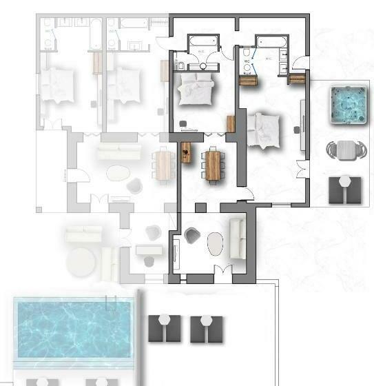 Вилла 2 Спальни Вид на Море, Myconian Ambassador Relais & Chateaux