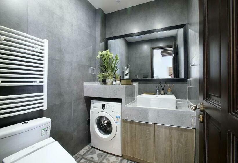 패밀리 룸, Shanghai Downtown Hills Boutique Guesthouse   Near Metro Line 7, Exit 3, Changping Road