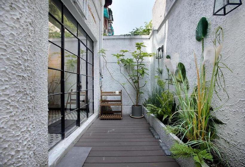 스탠다드 내측 룸, Shanghai Downtown Hills Boutique Guesthouse   Near Metro Line 7, Exit 3, Changping Road